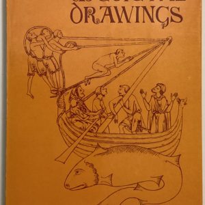 "Medieval Drawings" by M.W. Evans, 1969 hardcover illustrated art book in dust jacket
