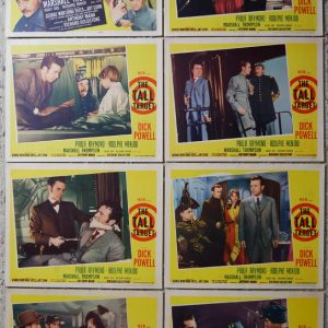 The Tall Target" original 1951 movie poster 11x14 set of 8 Lobby Cards, MGM, USA, NSS# 51/443