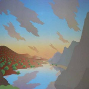 Born on the Wing by Doug West. 1984 original poster - Kerrisdale Galleries