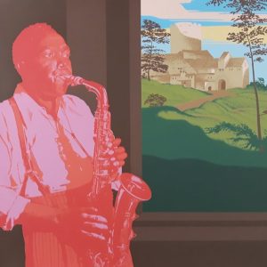 "Sounds Inside" by Robert Young, 1973 Serigraph, signed, numbered, dated - Kerrisdale Galleries